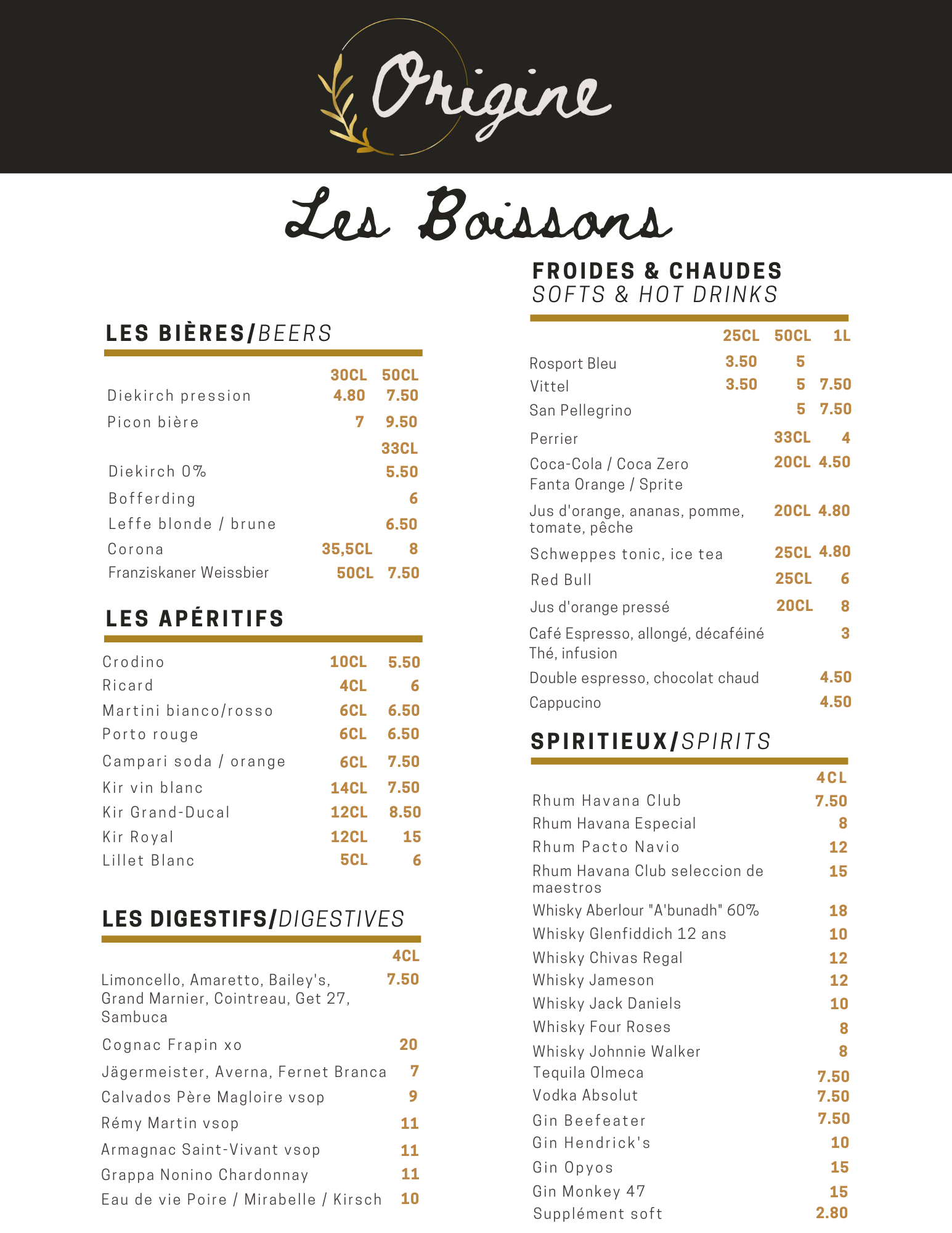 BOISSONS 1