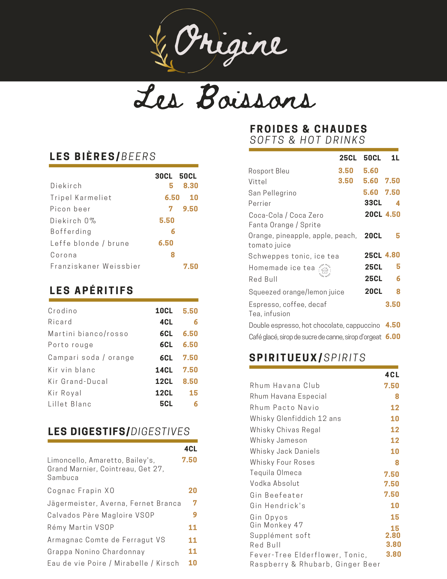 BOISSONS 1